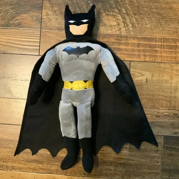 Kohl's Cares Plush Batman With Cape 16" Stuffed Doll Toy DC Comics Lovey Soft - Picture 7 of 7